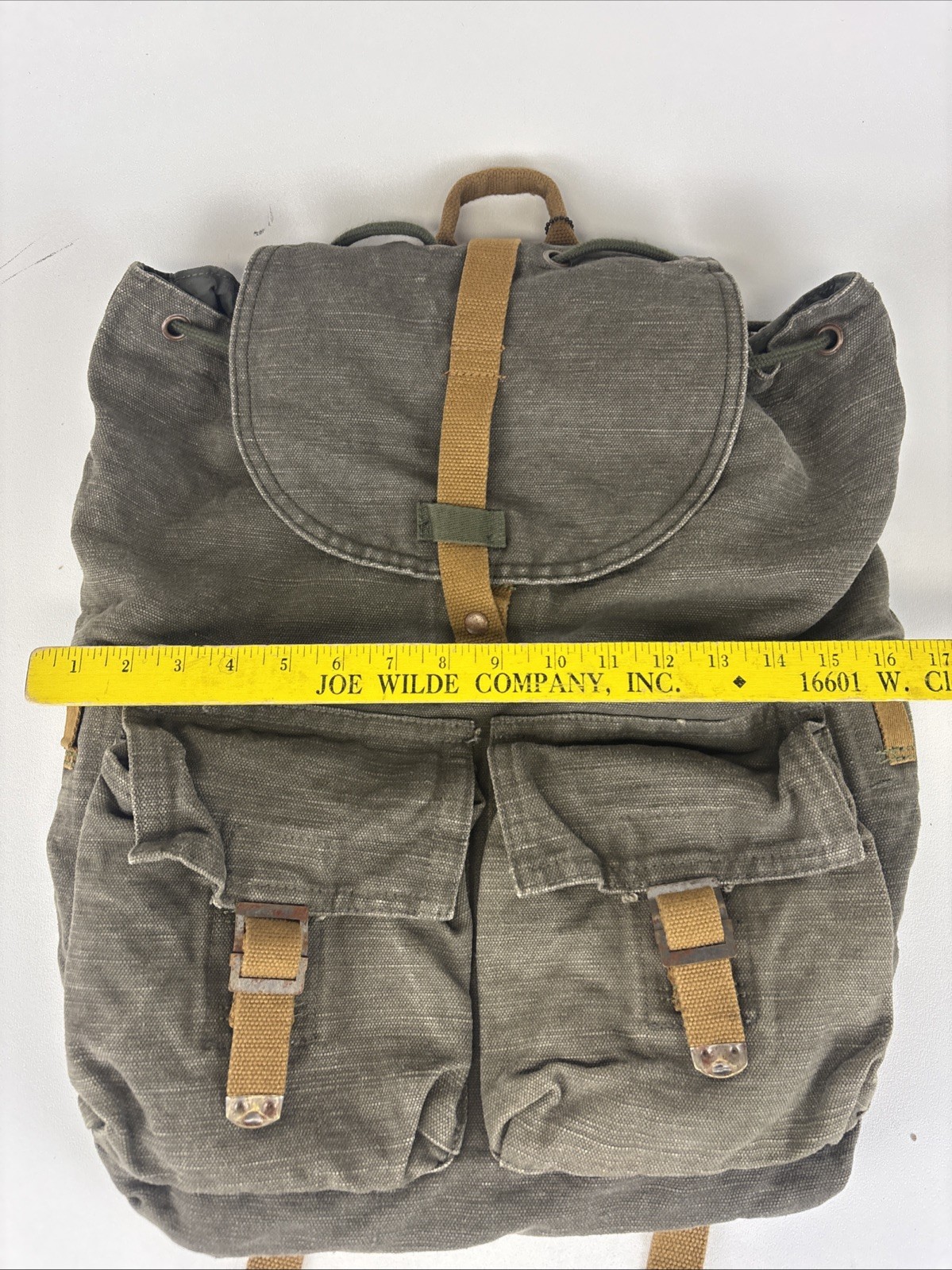 Vintage Old Navy Surplus Gear Type R12 Backpack Military Style Knapsack Rucksack