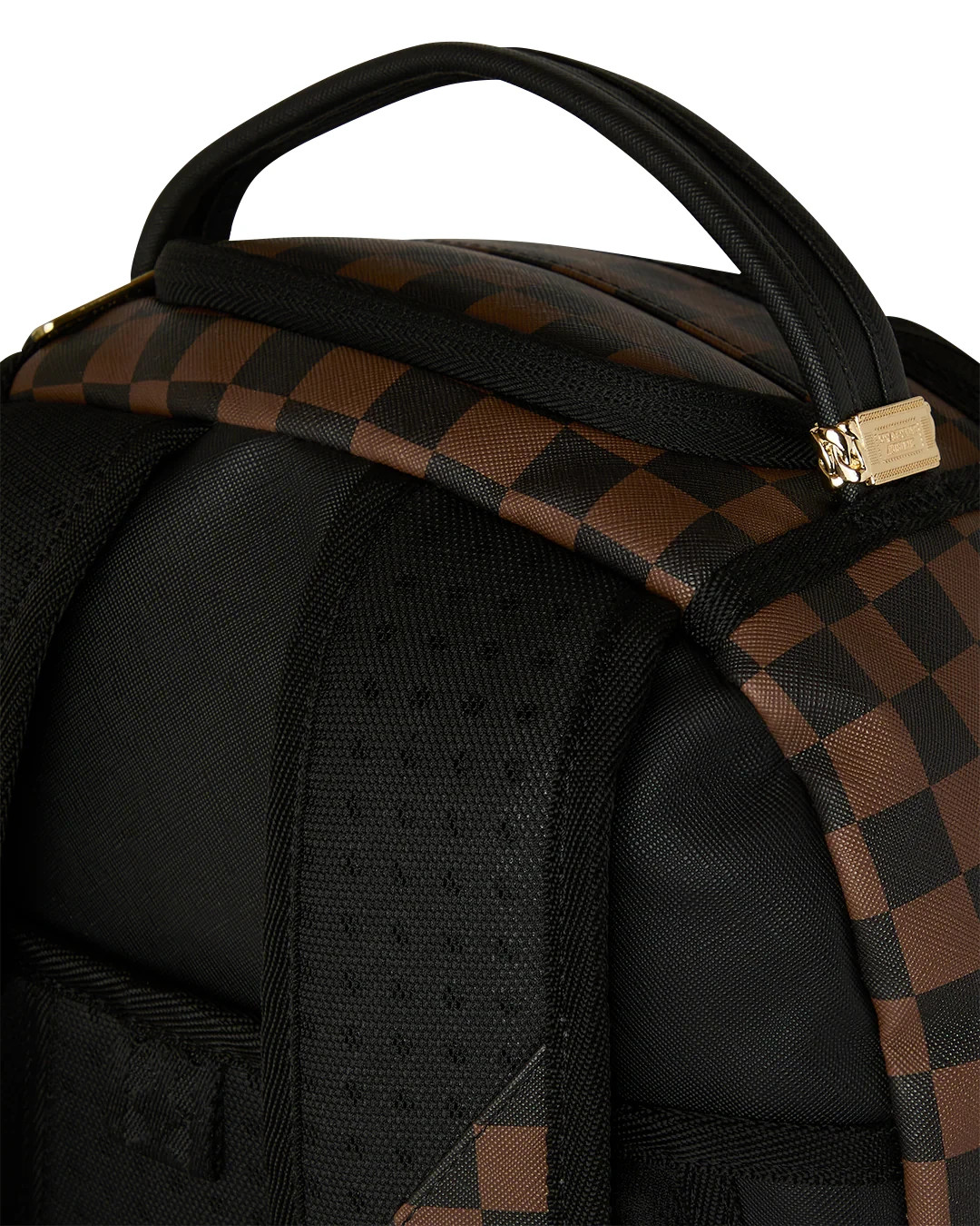 Sprayground HIGHLINE HOLSTER Check Backpack🔥New Black Bookbag Travel Bag School