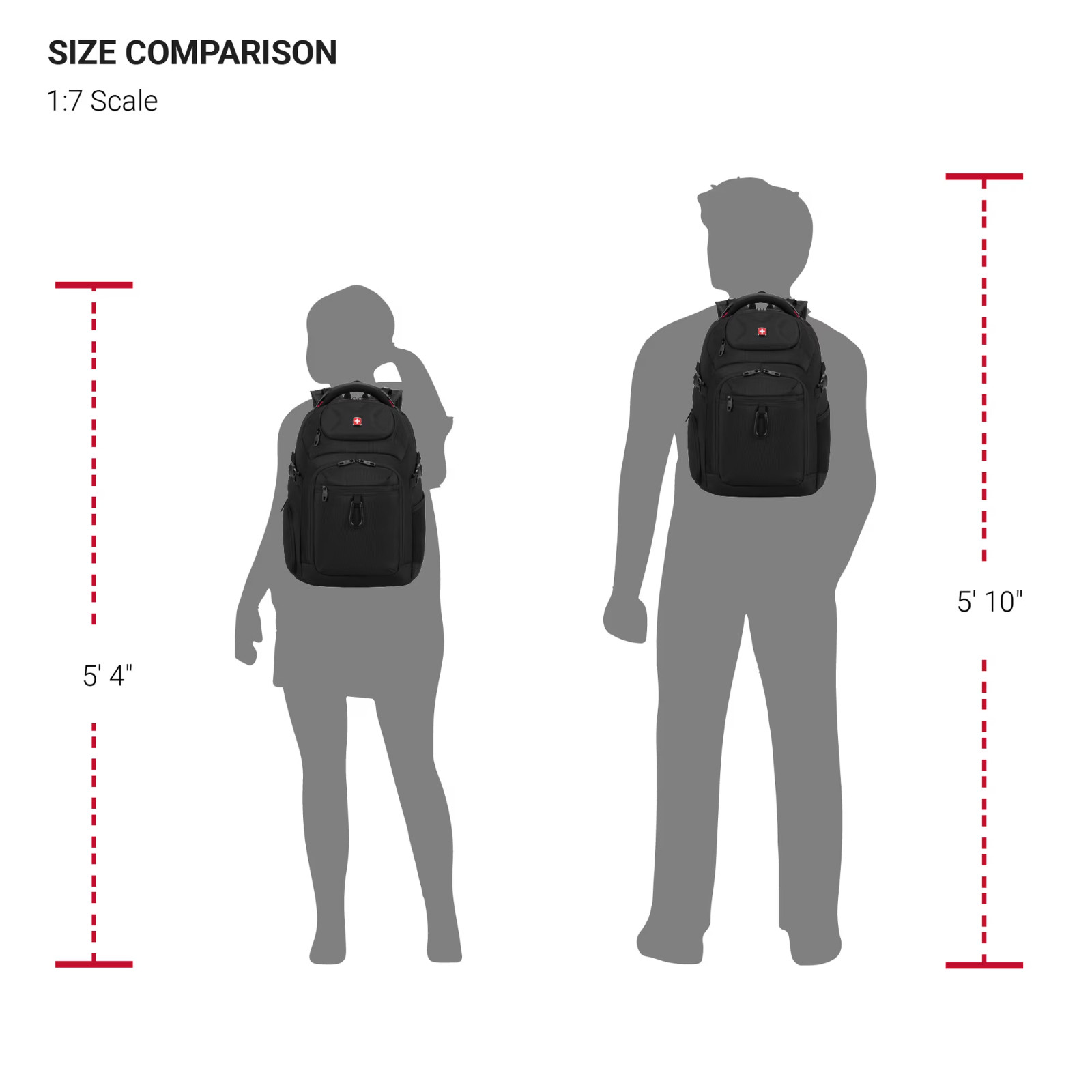 [NEW] Swissgear Stride ScanSmart Laptop Backpack,Black
