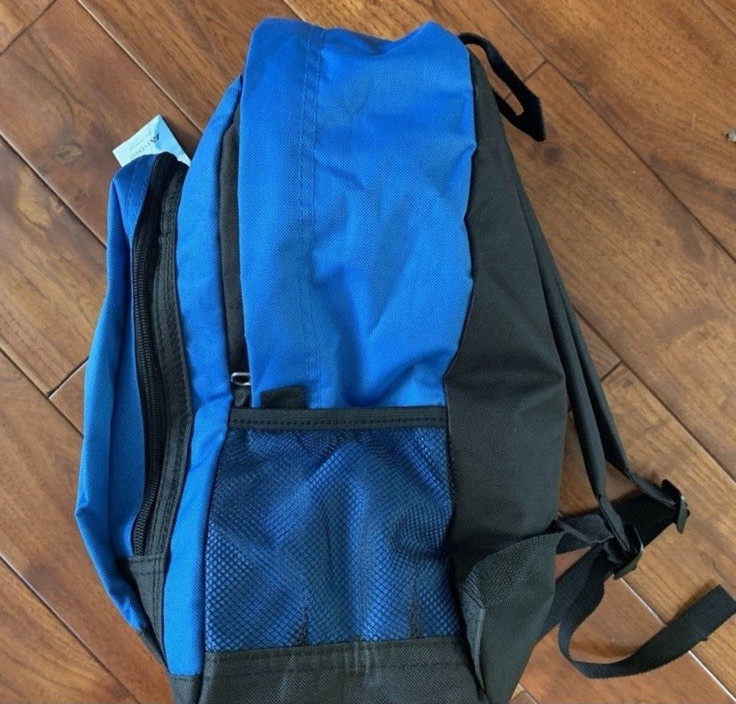 Everest Backpack Front & Side Pockets Royal Blue Black + school supplies 🆕NEW!