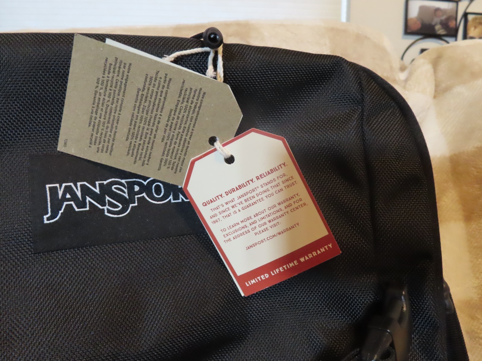 New JanSport JS0A85VC008 1680D Polyester Venture Large Backpack, NWT