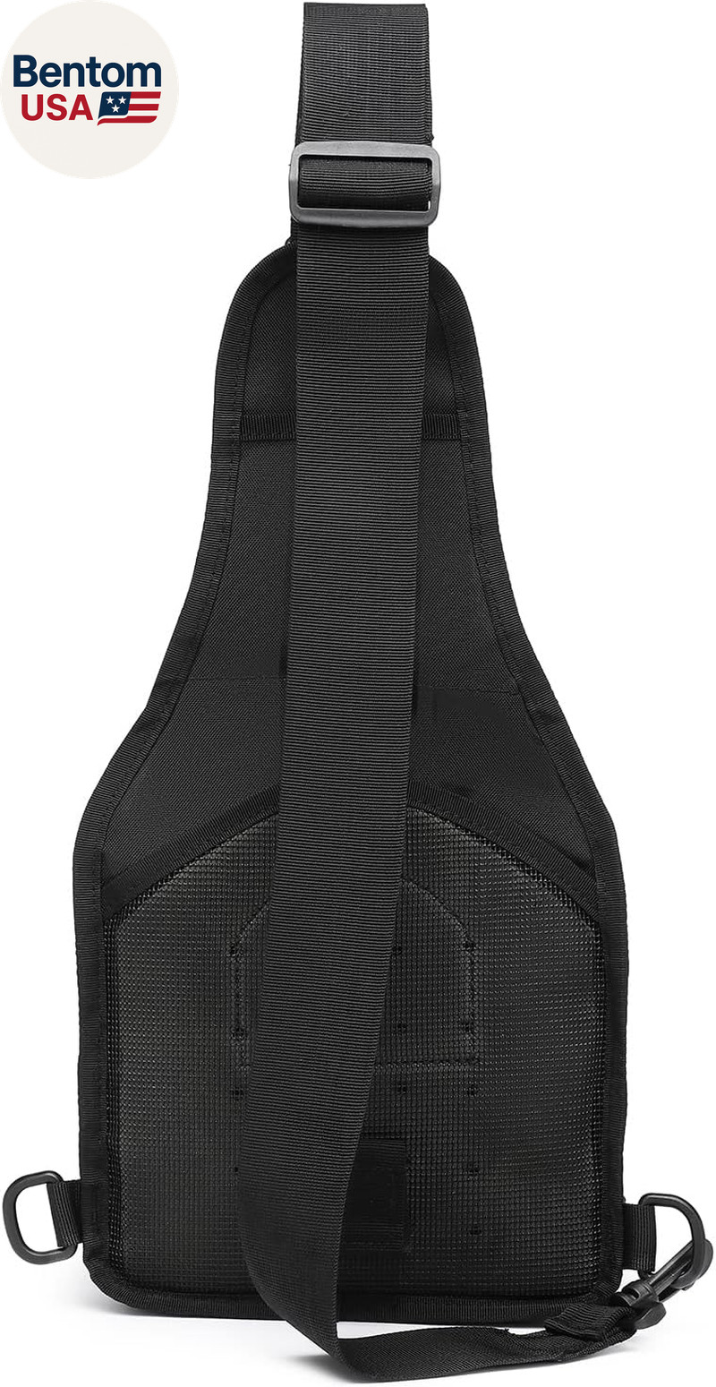 Small Tactical Sling Bag for Men with Holster Military EDC Shoulder Bag CCW Cros