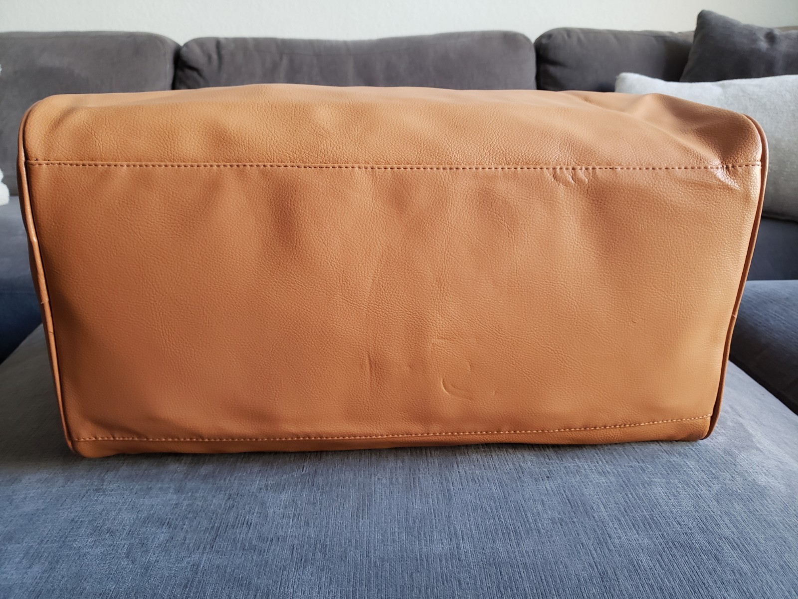 ASSHOLES*S LIVE FOREVER – Emotional Baggage Camel Tan Faux Leather BRAND NEW!
