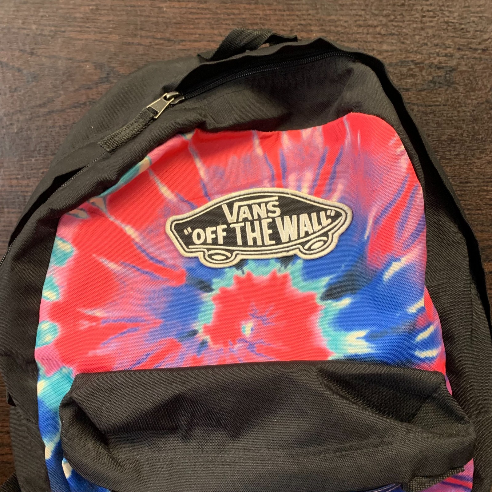 Vans “Off The Wall Adults/Teens School Backpack Multicolor Tie-Dye Laptop Sleeve
