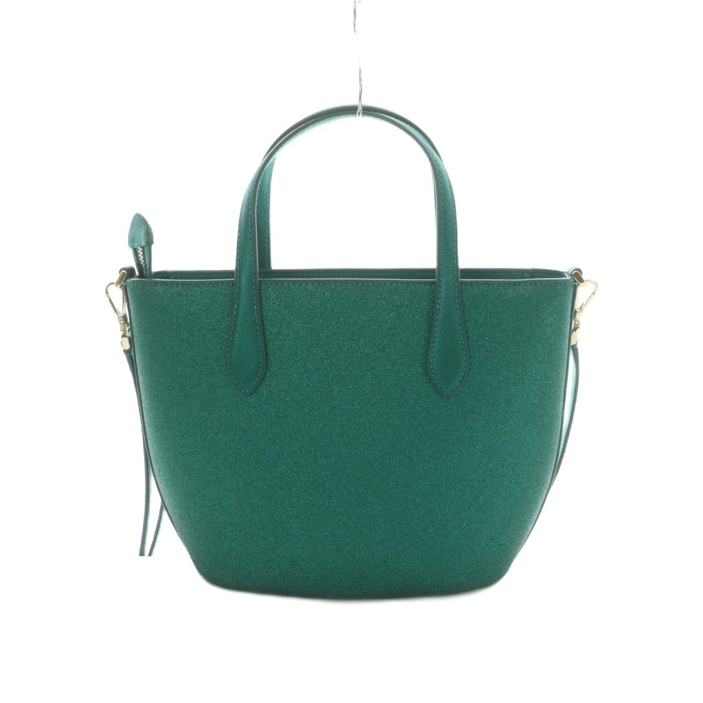 Kate Spade Glitter Mixed Material Satchel 2-Way Handbag Shoulder Bag