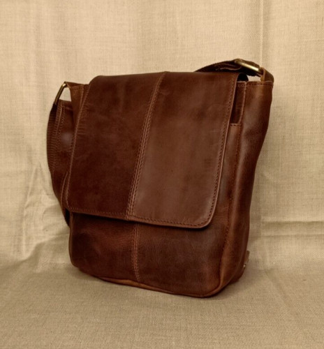 Buffalo Leather Crossbody Messenger Bag Purse Satchel Handbag Sling Bags 9 In