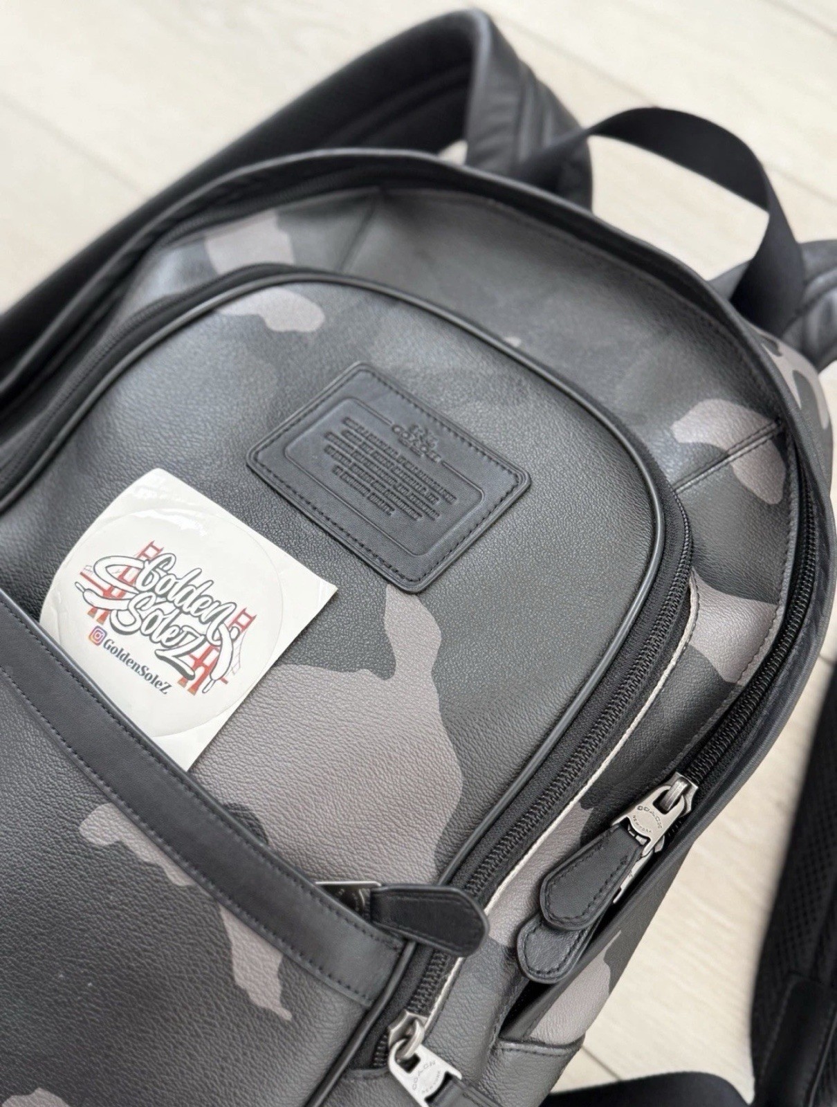 Coach Backpack with Camo Print RETAIL $550