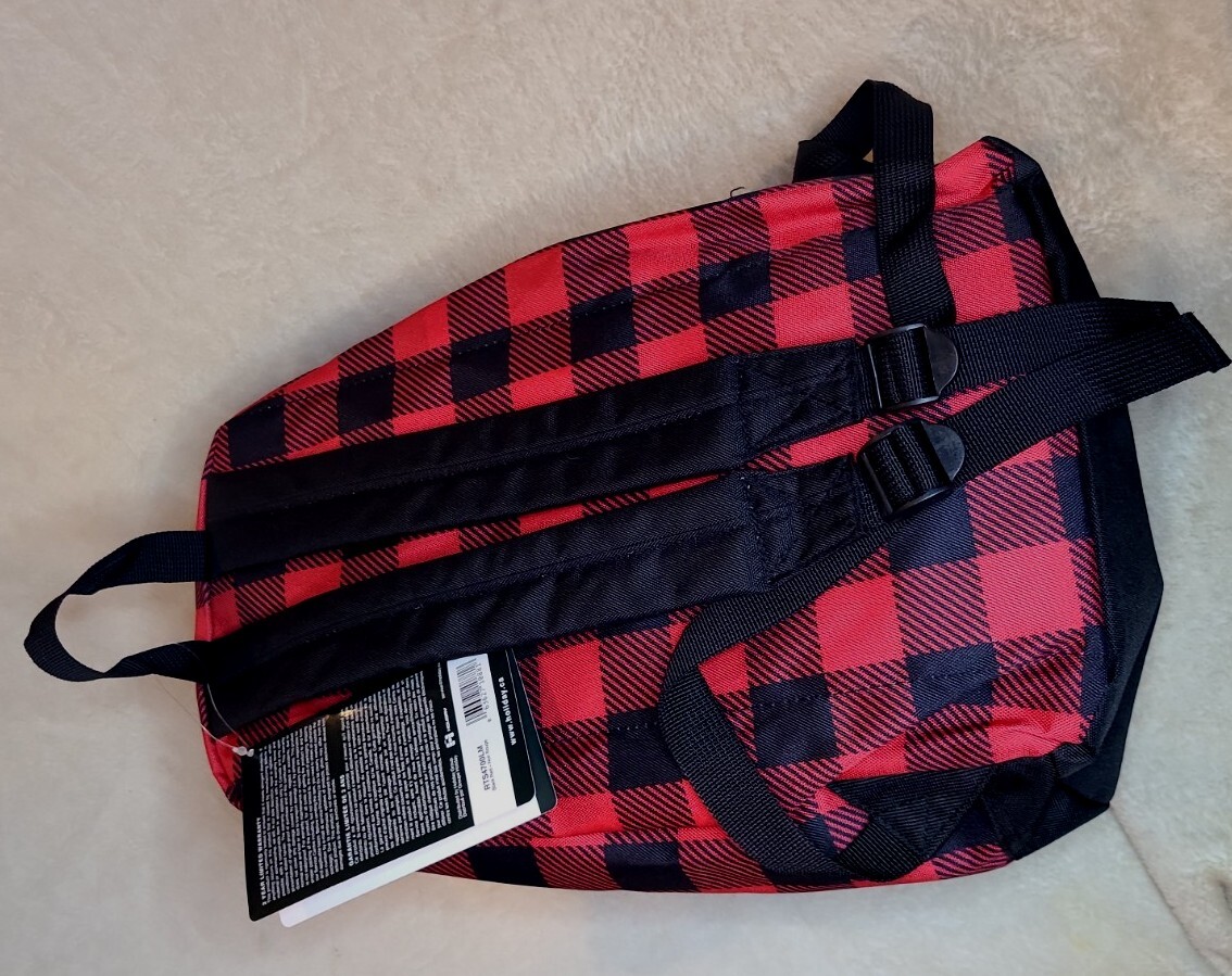Roots Canada Feather-Weight Buffalo Plaid Backpack Water Resistant New With Tags