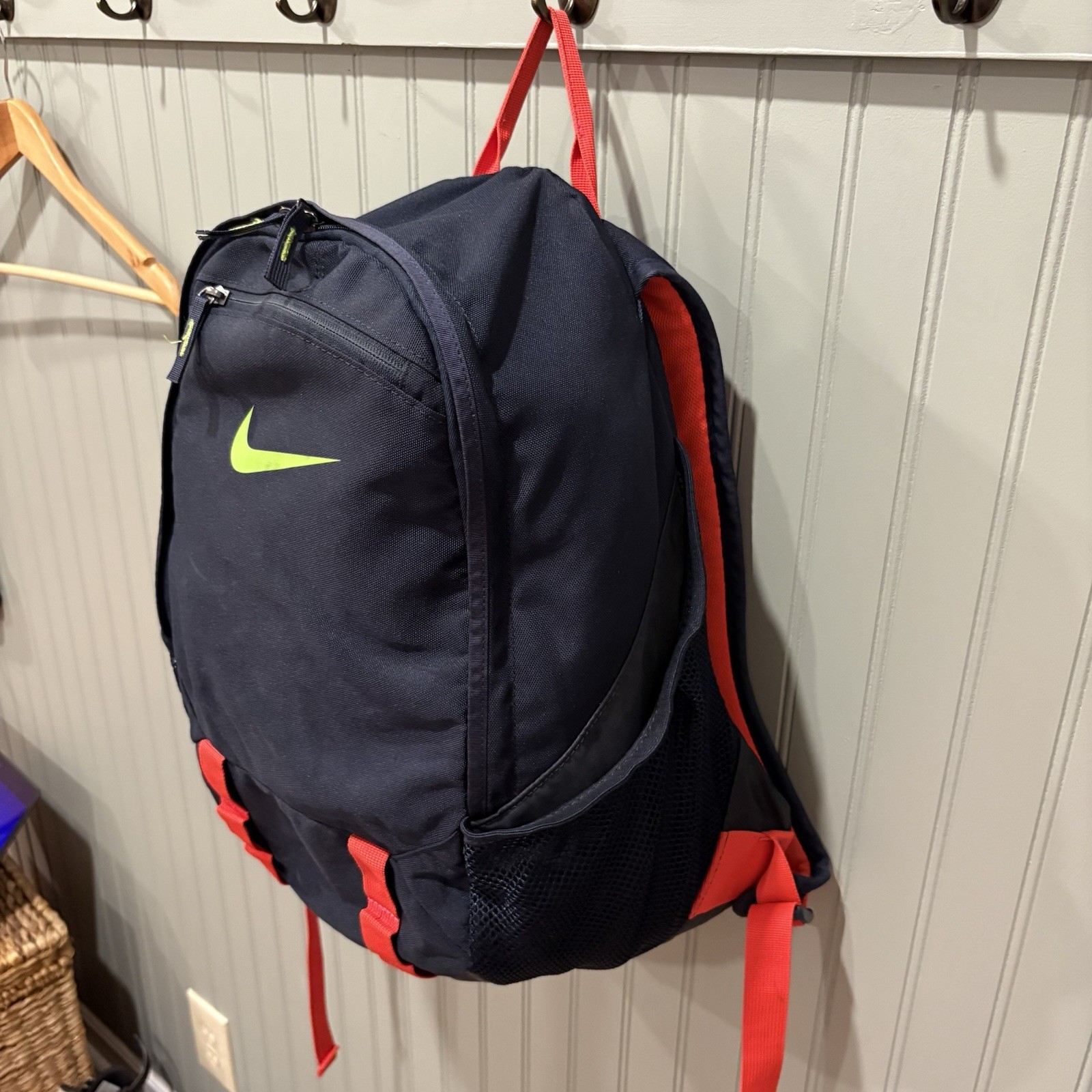 NIKE BACKPACK T90 Total 90 Navy Blue Red RN#56323