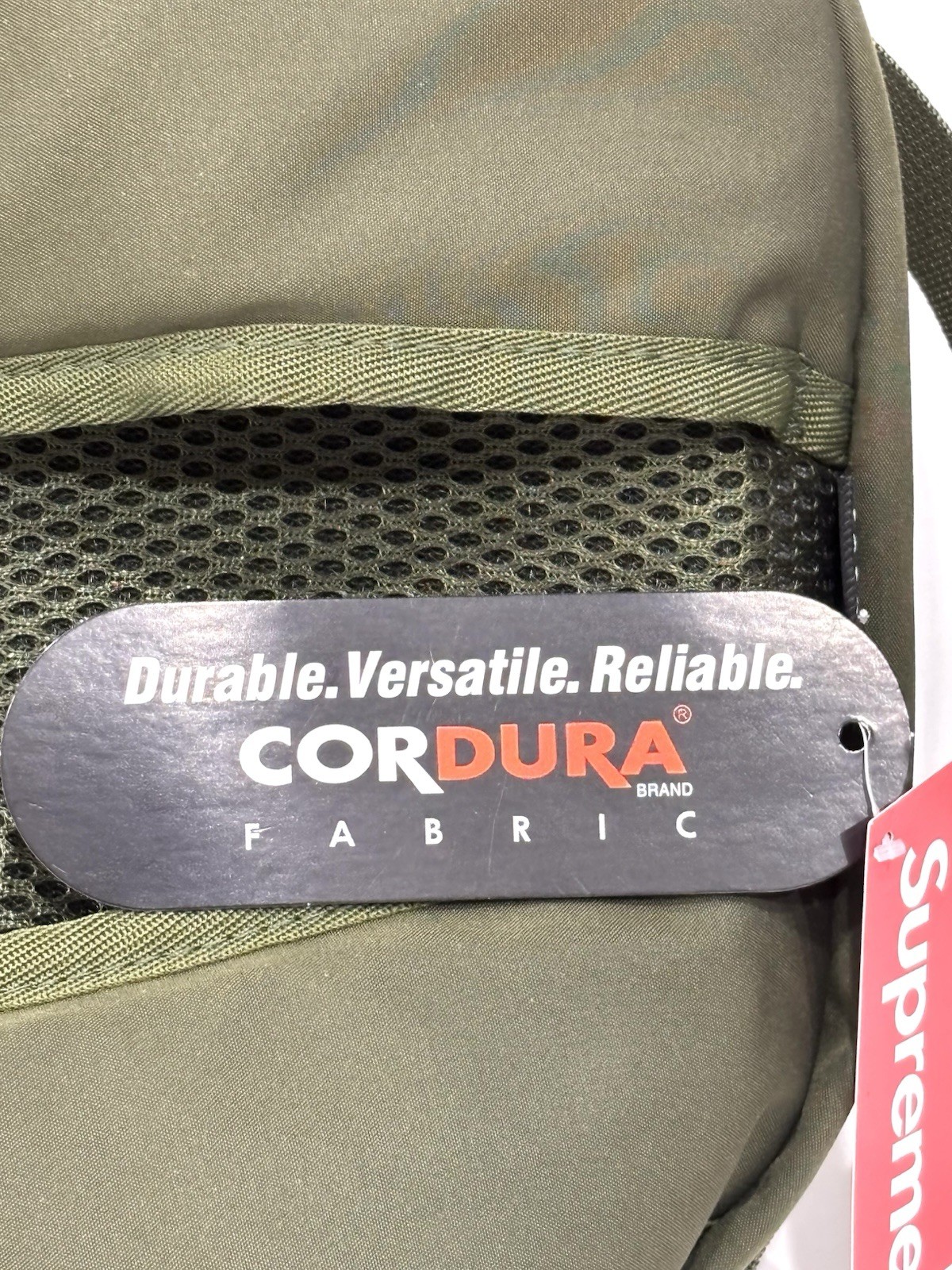 Supreme Cordura Backpack Olive Green Logo Utility Daypack NWT