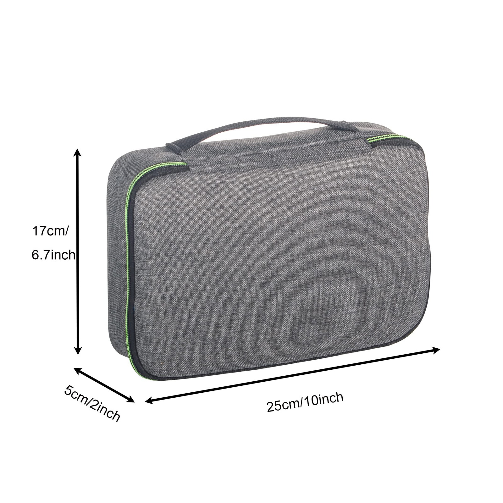 Foldable Man Hanging Travel Toiletry Bag Shaving Dopp Kit dark grey