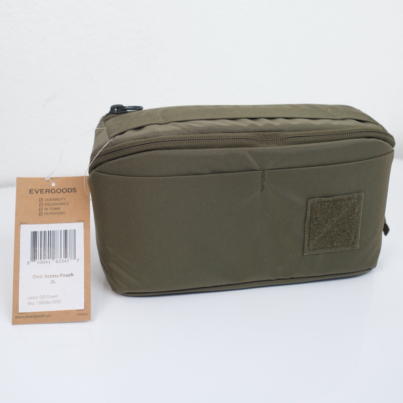 EVERGOODS CAP2 Civic Access Pouch 2L OD Green Orange EDC Organizer Bag EG