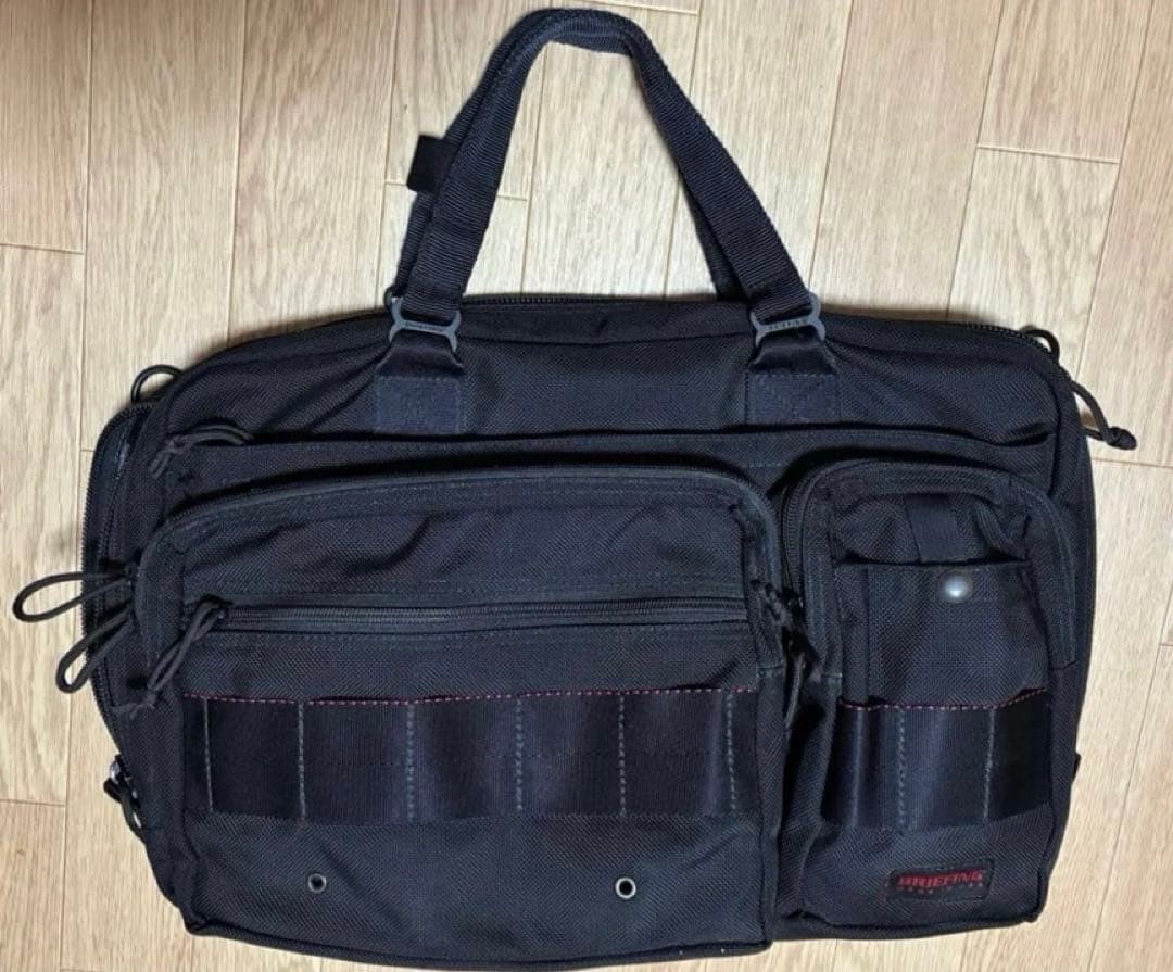 BRIEFING Business Bag Nylon Made in USA Black A4 13-inch PC Briefcase