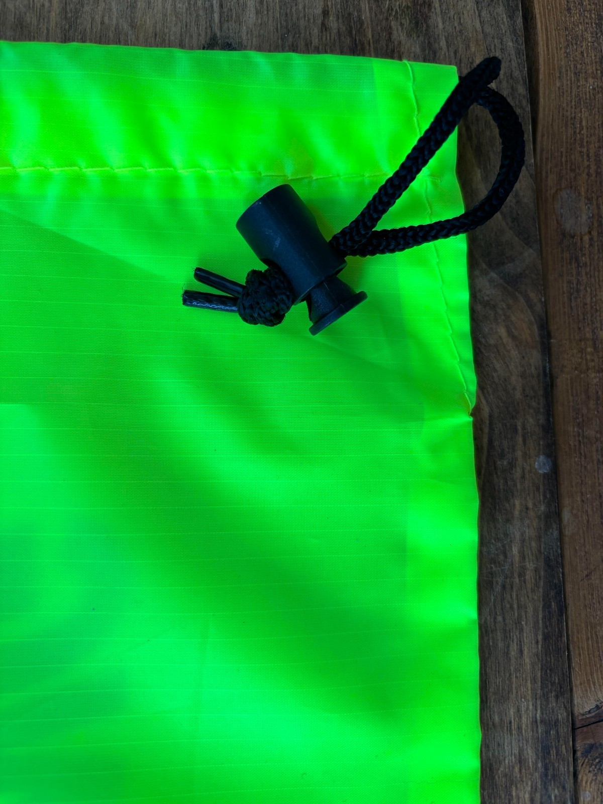Nike Racing Track & Field Neon Yellow Drawstring Shoe Bag 16.5″x11.5″