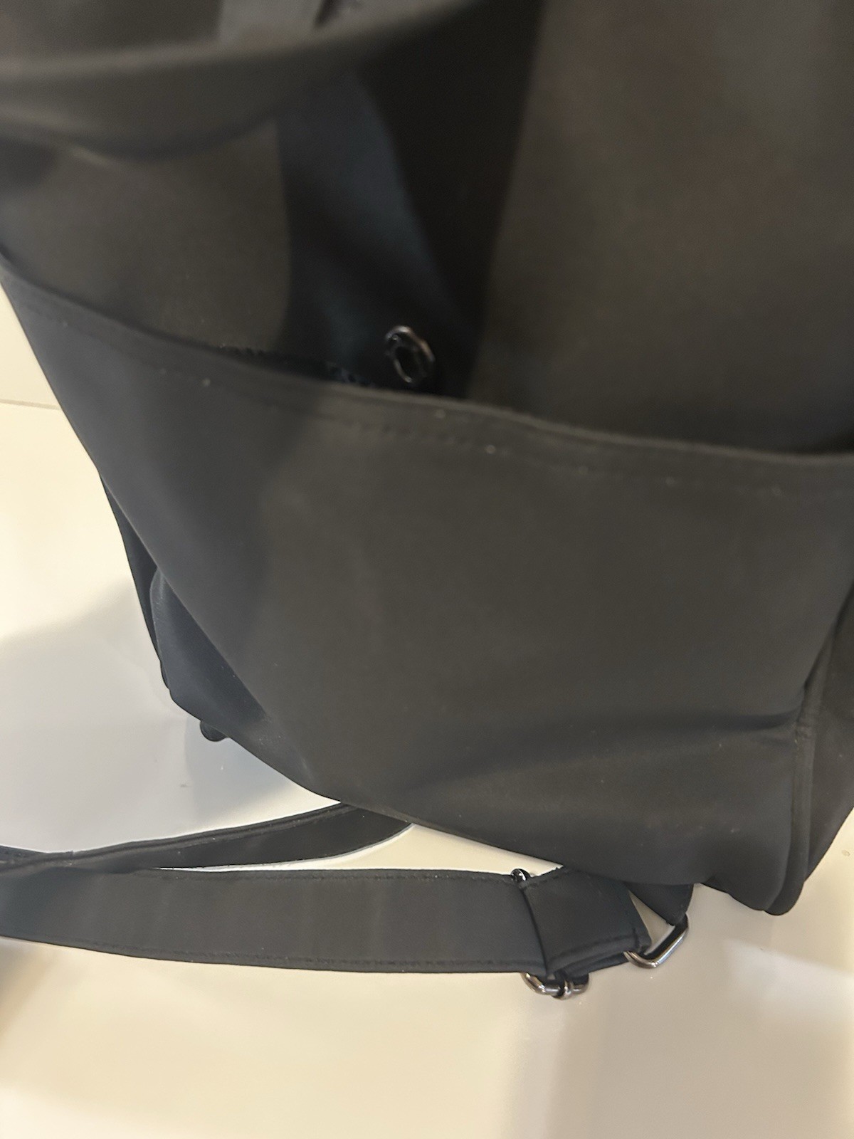 Hard Rock Cafe DALLAS Backpack -Matte Black w/White Embr. Logo -Free SH -HTF/VTG