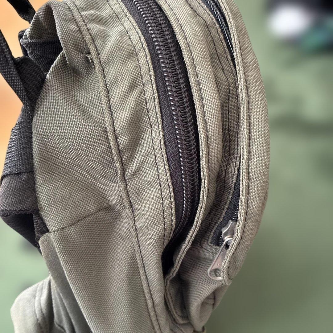 90s Supreme Backpack Olive USA Made Rare Vintage Skate Nylon Used