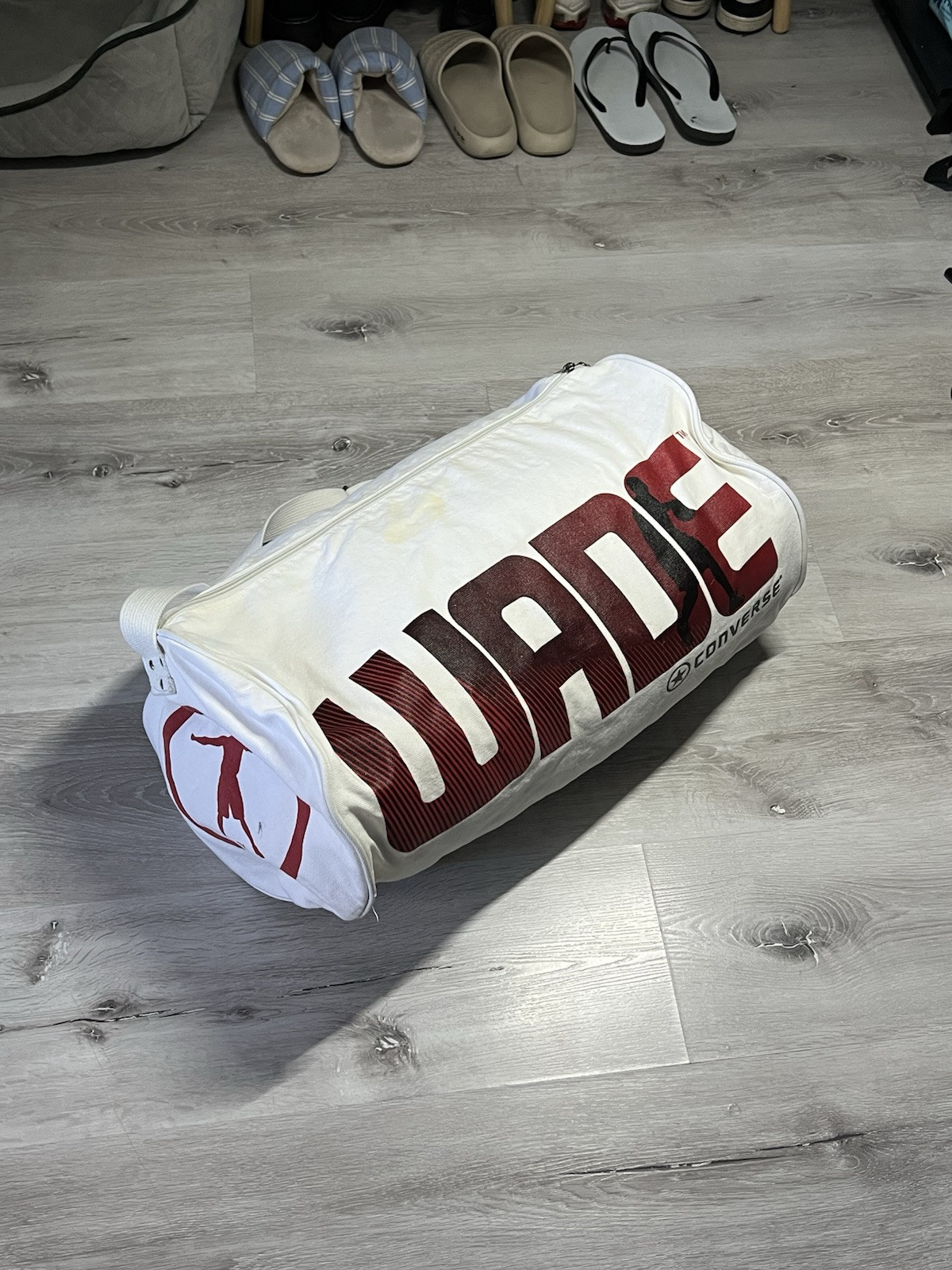 Vintage Converse All Star Dwayne Wade Large Duffle Bag. Y2K Promo Friends & Fam