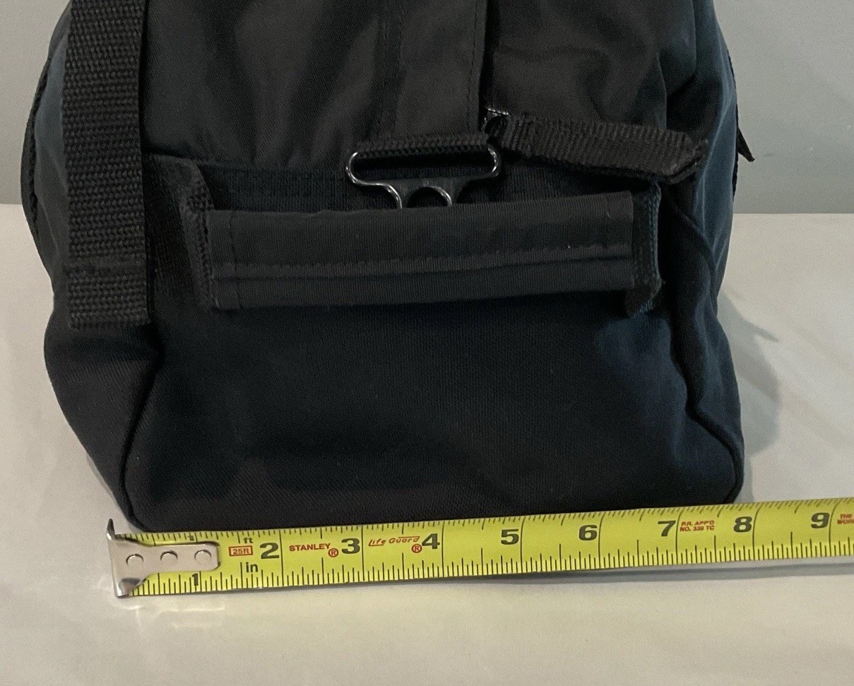 L.L. BEAN – ON221 Black Carry On Duffle Bag Handles / “No Shoulder Strap”