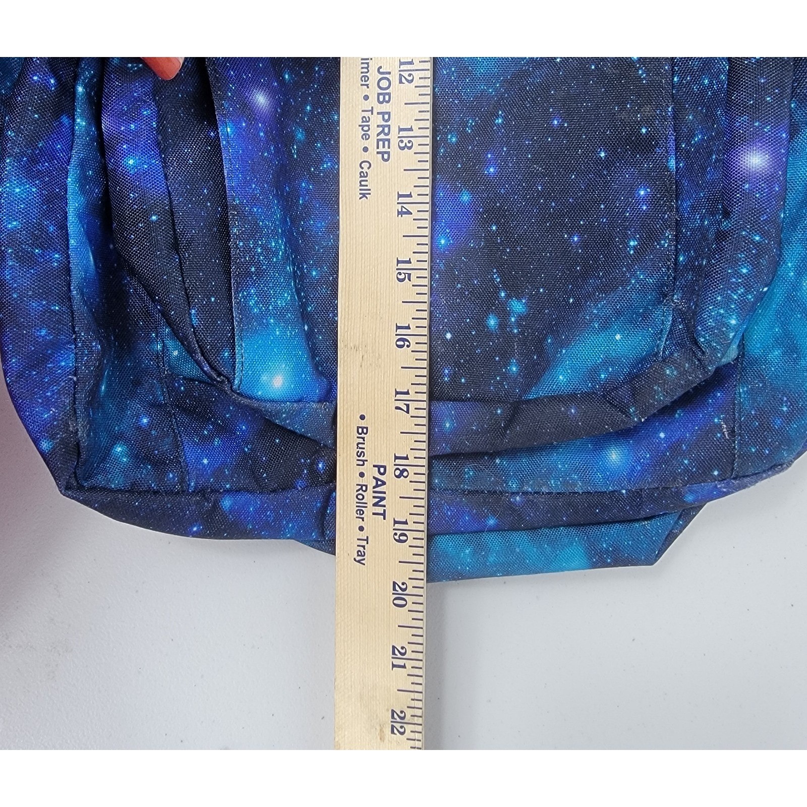 JanSport Big Student Backpack Cosmic Galaxy Space Print Blue Unisex Large Laptop