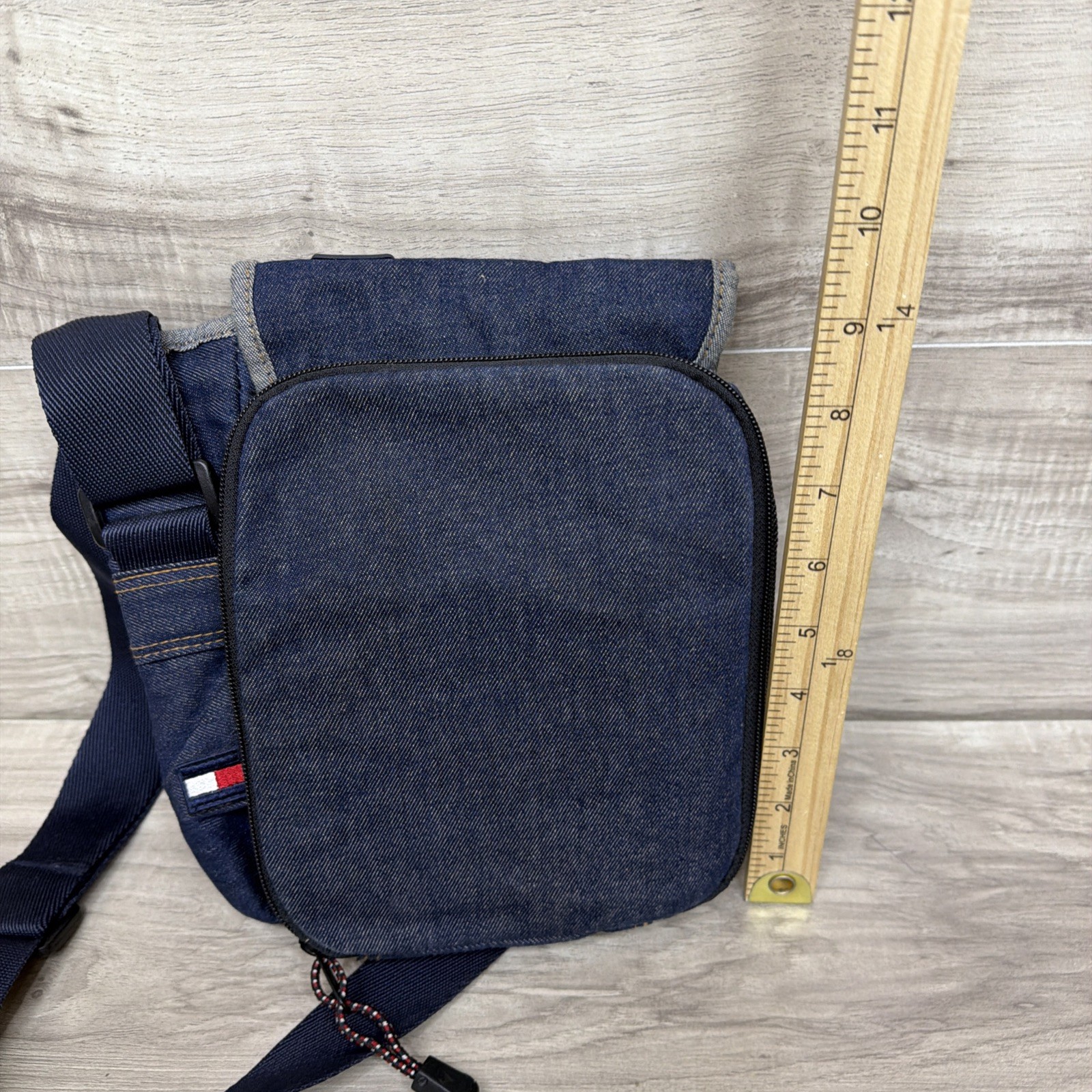 Vintage Tommy Hilfiger Shoulder Bag Y2K Men And Women Unisex Strap Denim Classic