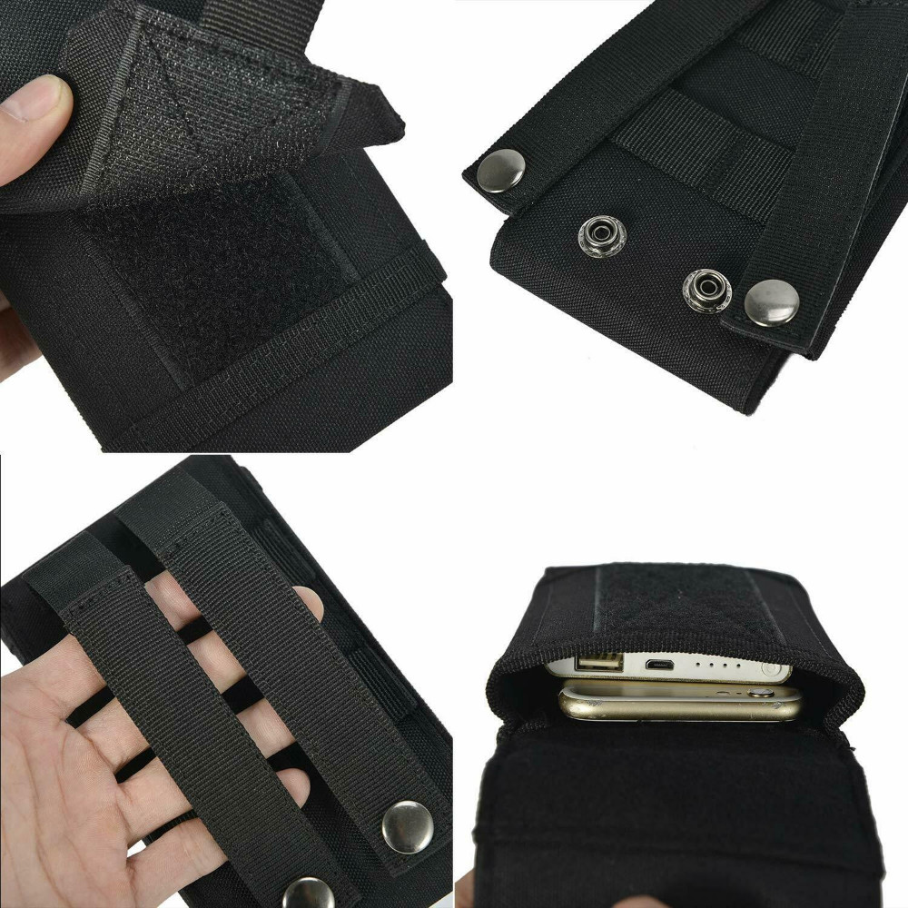 Universal Cell Phone Holster Vertical Carrying Belt Clip Case Pouch Cover Pack