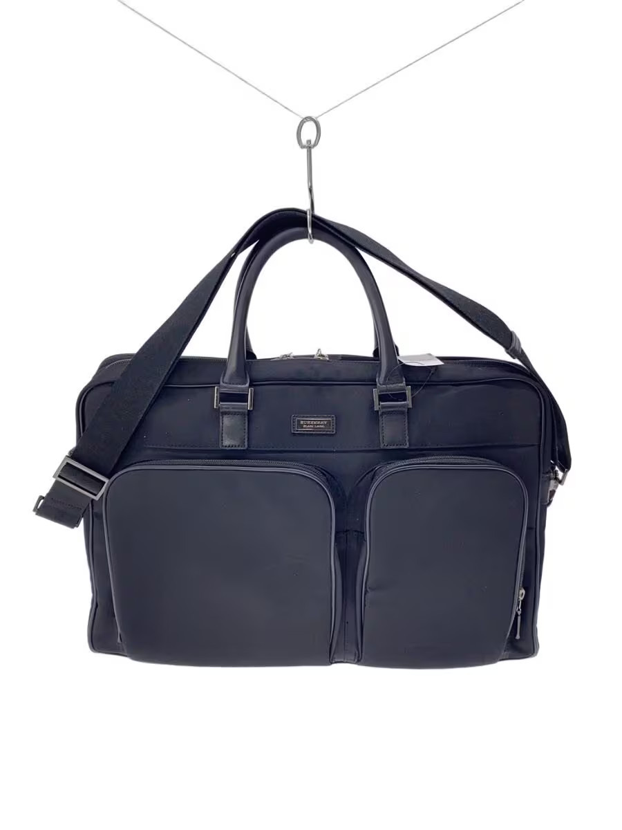 BURBERRY BLACK LABEL Briefcase Black Solid