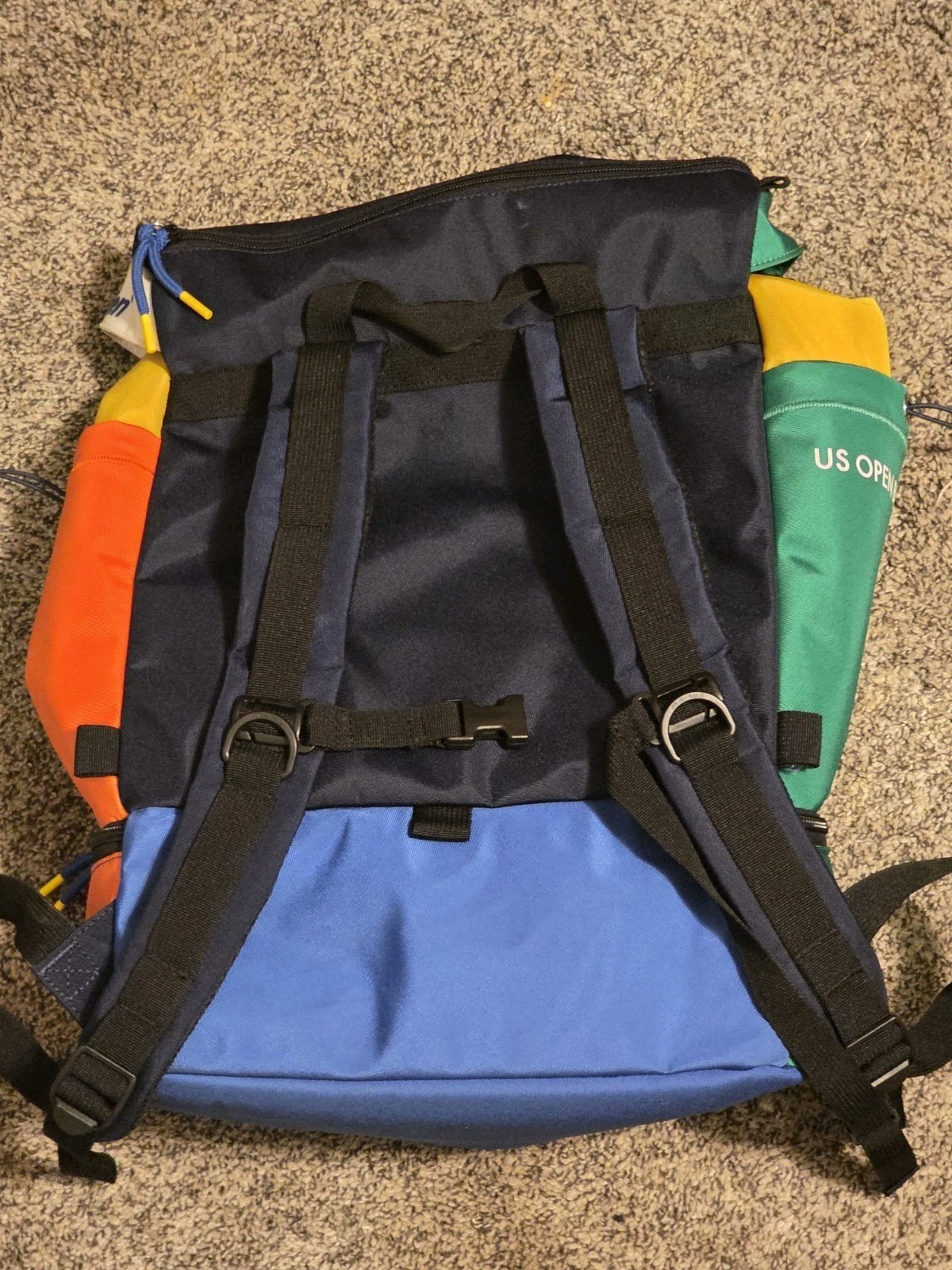 Ralph Lauren Men’s Blue Us Open Roll-top Backpack