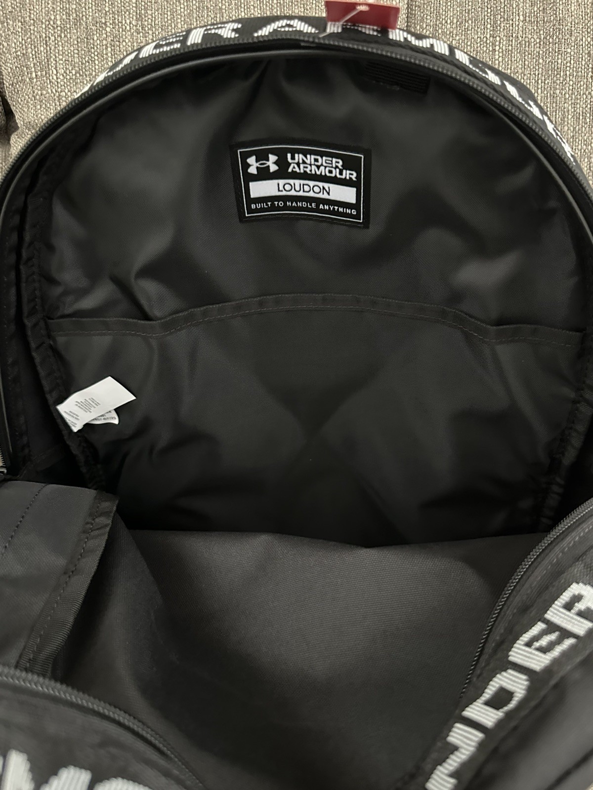 Under Armour UA Loudon Essential Laptop Backpack Bag Black New NWT