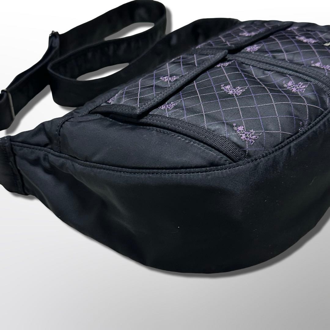 PORTER x Disney Tanker Shoulder Bag Black Limited Edition 19×32 cm Genuine
