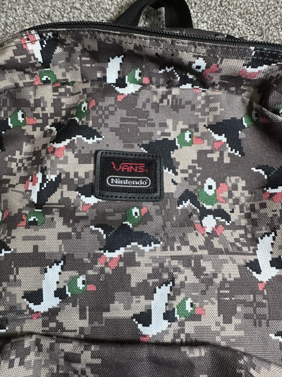 Vans X Nintendo Men’s old Skool II Duck Hunt Camo Backpack Bag