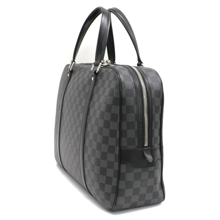 LOUIS VUITTON Damier Graphite Porte Documents Voyage N51195 T1CC