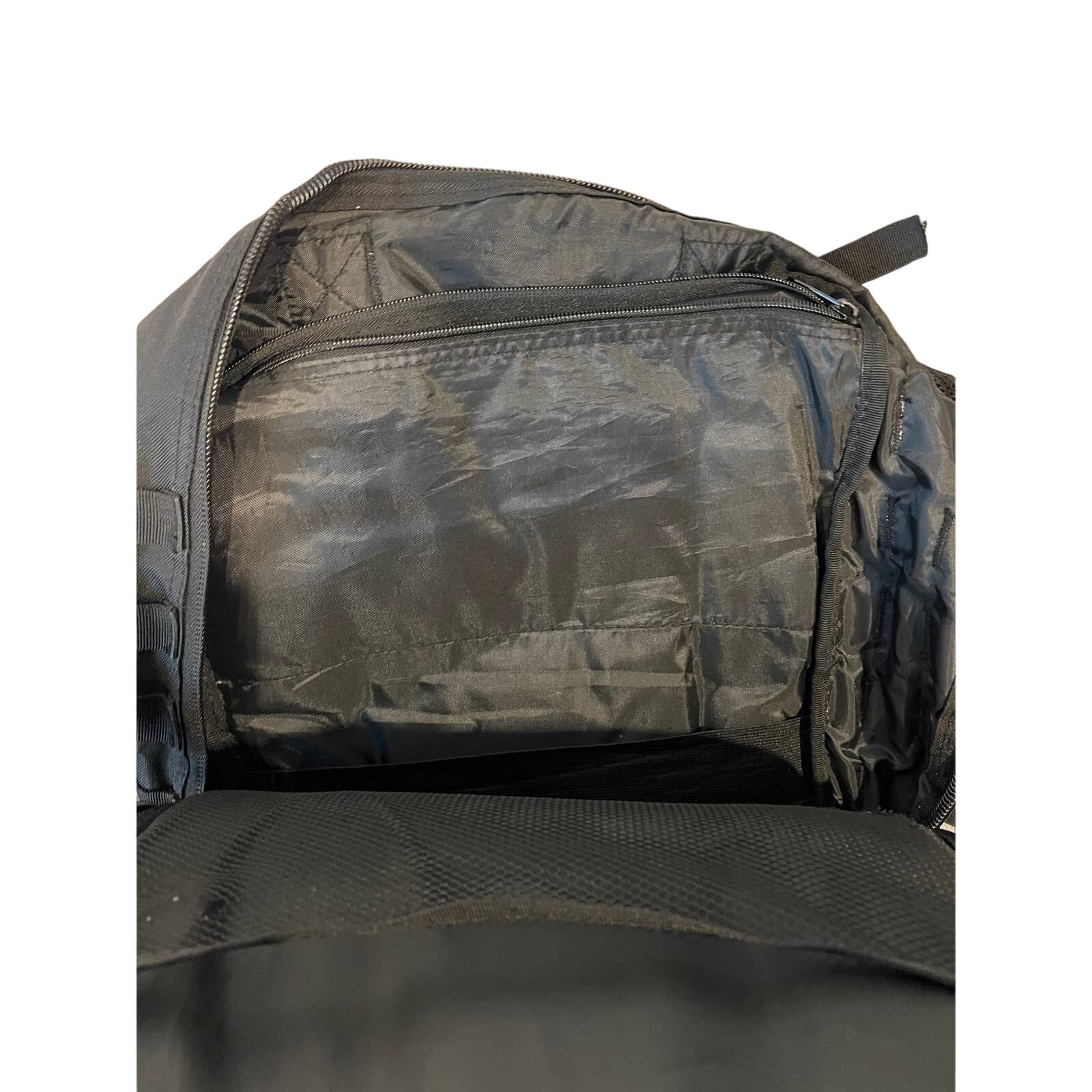 Generic No Brand Black Tactical Backpack
