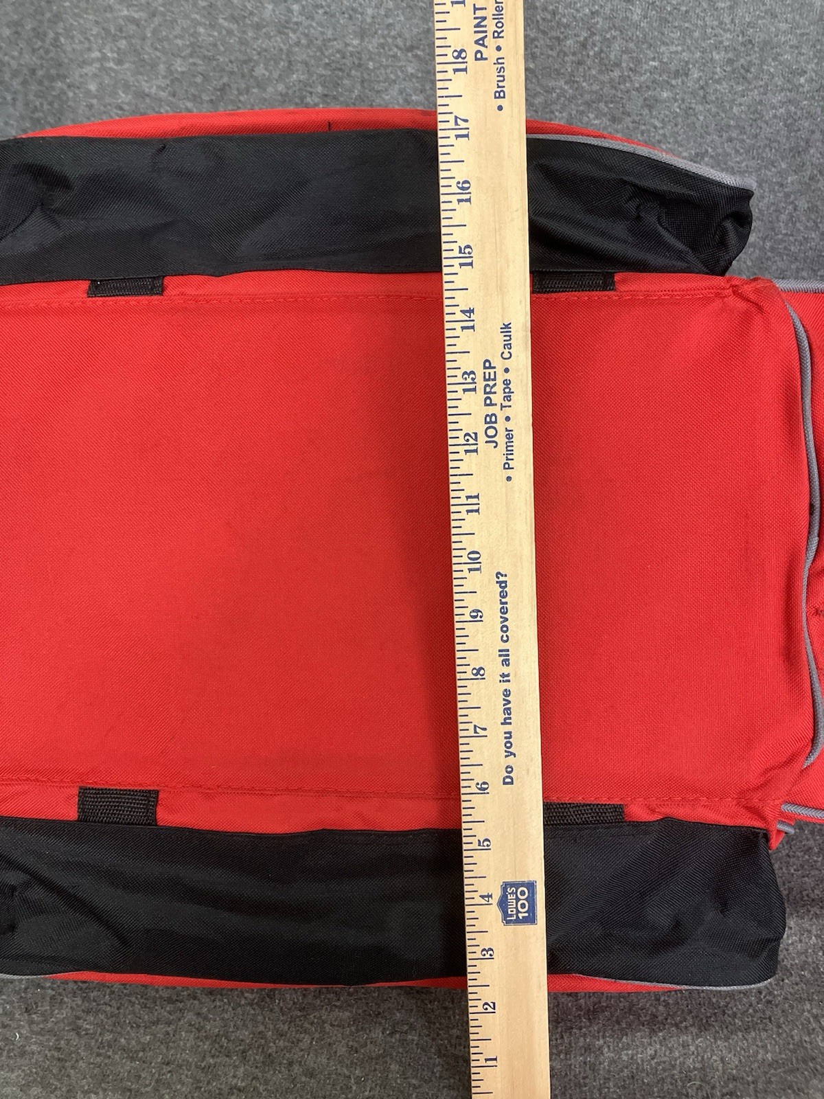Justin Boots NFR PRCA Wrangler Rodeo Duffle Bag 2007 Large Red Cowboy Western