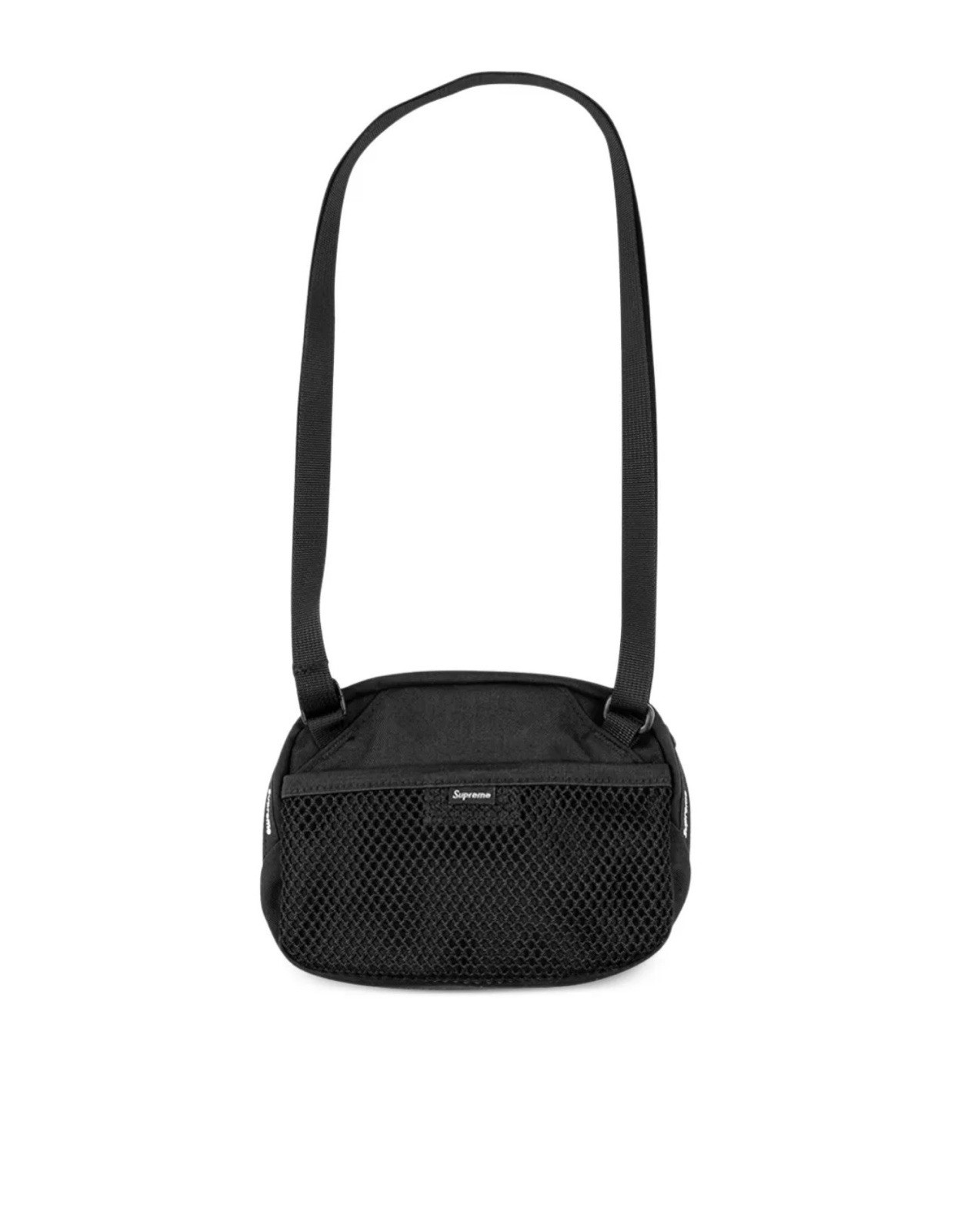 Supreme Mini Side Messenger Bag Black FW24 Cordura Nylon NWT Reflective Stripe