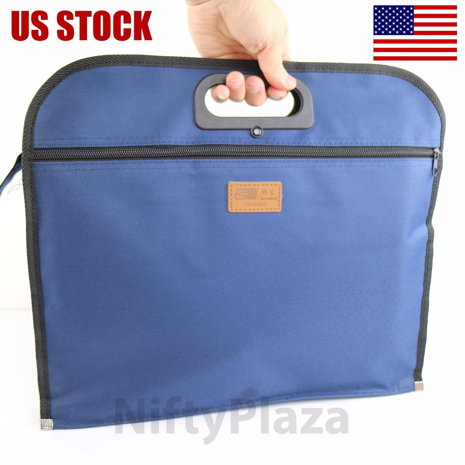 Business Documents holder Zipper Bag Men’s Soft Tote Casual Handbag A4 Documents