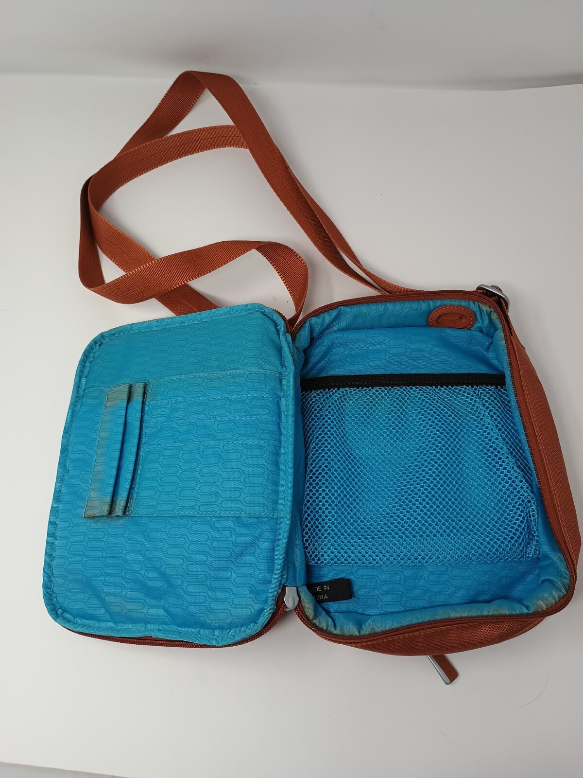 Tumi T-Tech Small Crossbody Bag Orange Red