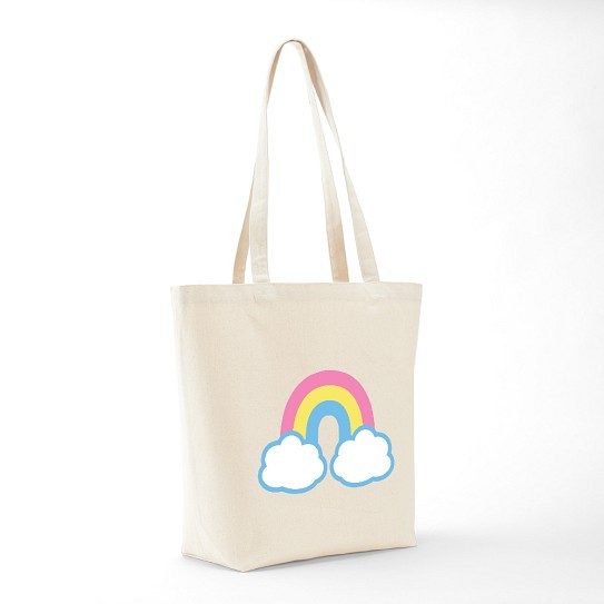 CafePress Retro Lil’ Rainbow Tote Bag (23117720)