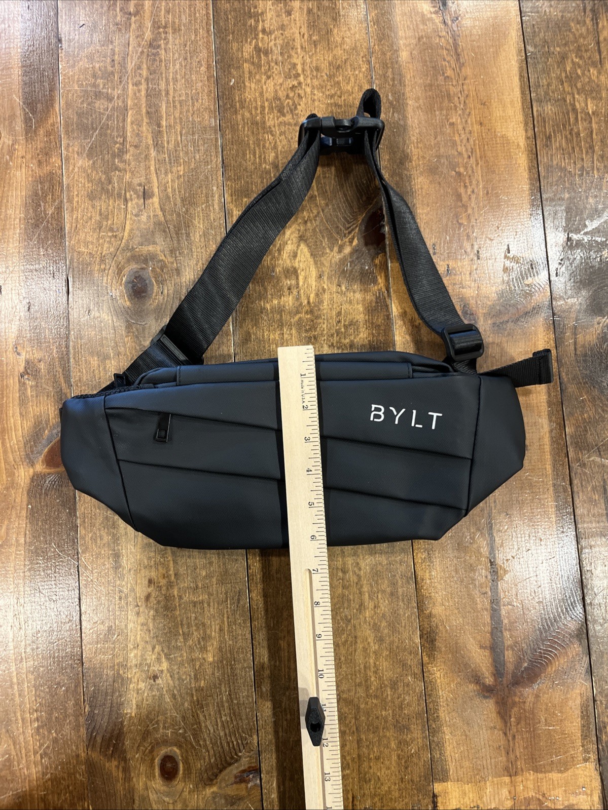 BYLT Premium Basics Water Resistant Crossbody Bag Black Fanny Pack
