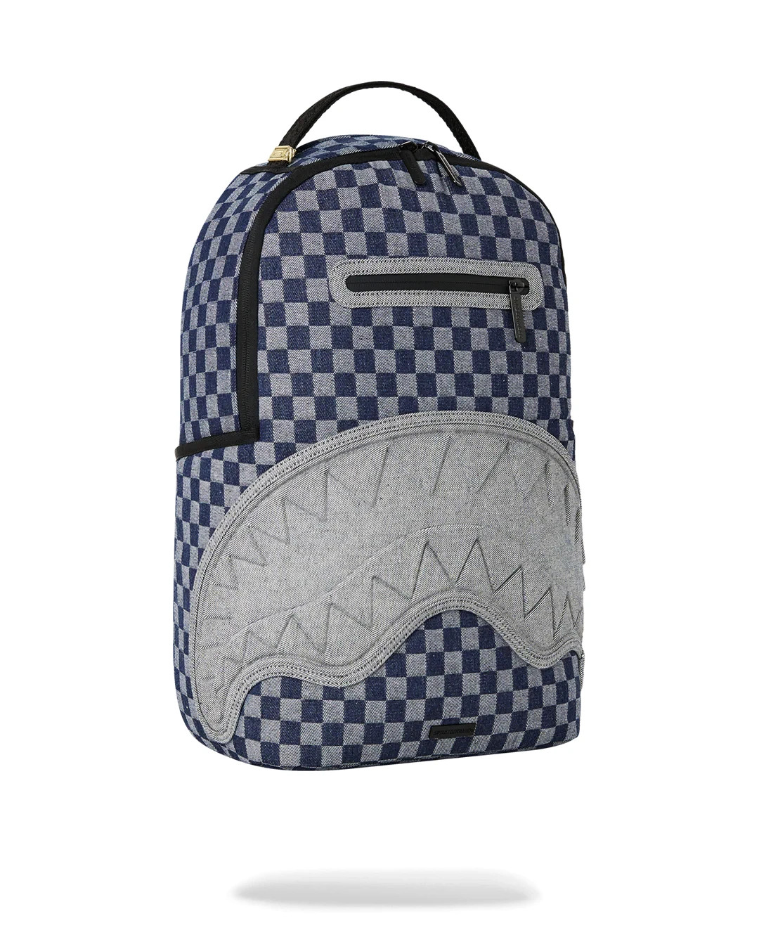 Sprayground ATELIER BLEU Backpack🔥New Blue Check Knit Travel Bookbag School Bag