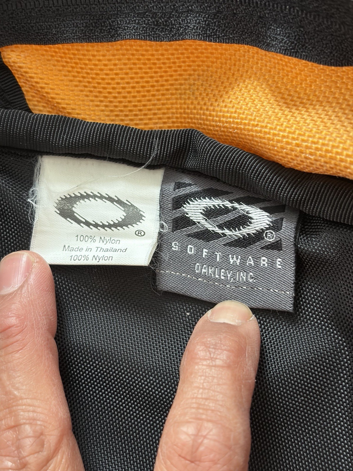 Vintage 90’s Y2K Tactical Oakley Icon 1.0 Backpack Yellow/Black