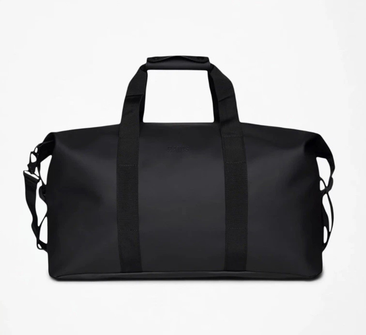 RAINS Hilo Weekend Bag W3 Black Waterproof Duffel NWT 🔥🔥🔥 City Travel