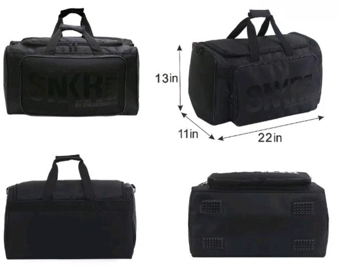 Sneaker Myth Multi-Pocket Travel Duffel Gym Bag