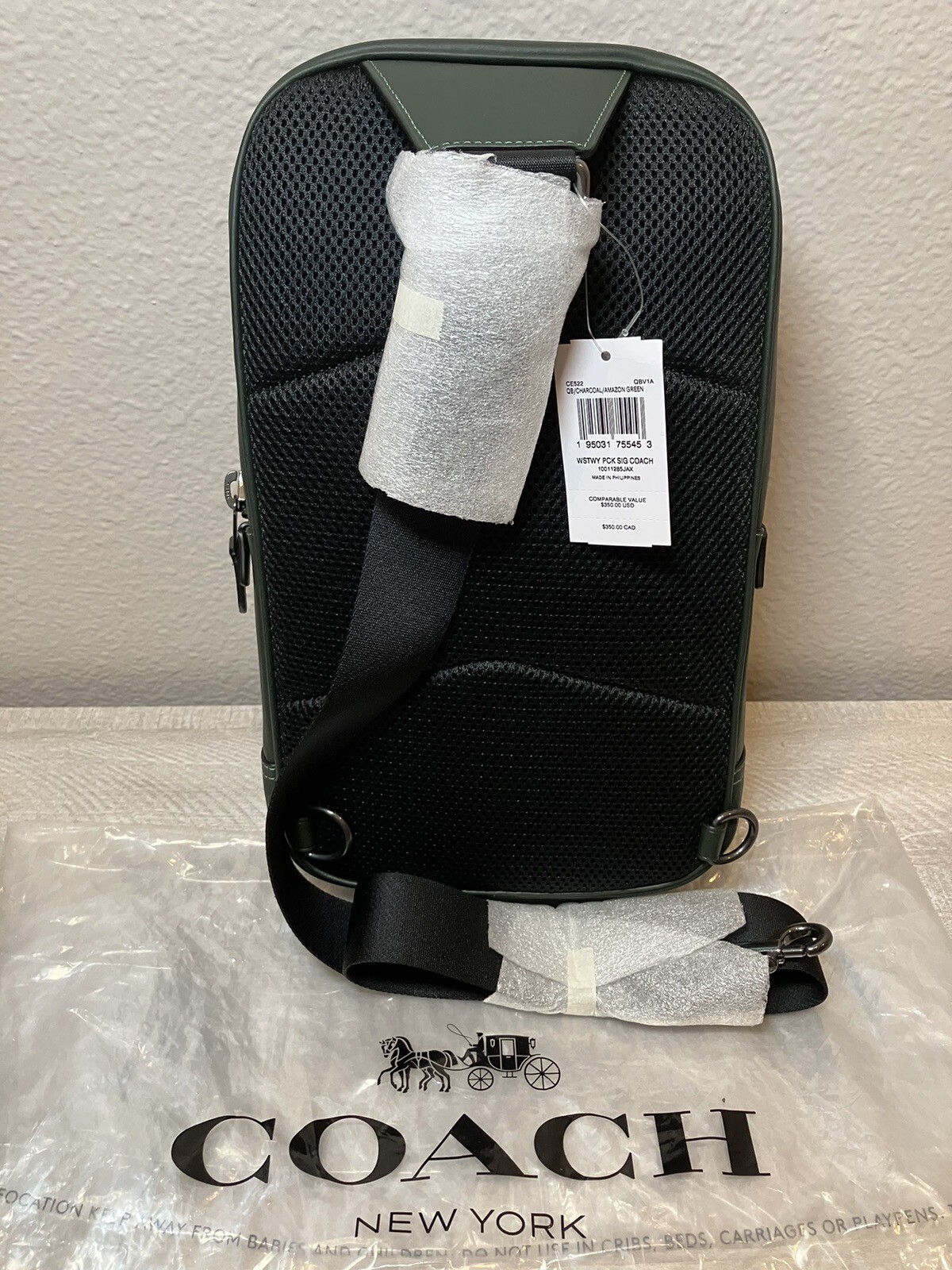 COACH / WESTWAY PACK / In Colorblock Signature Canvas With Coach Patch / CE522