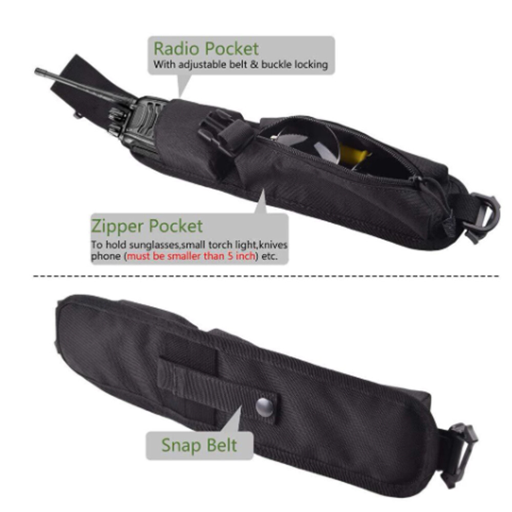 MOLLE Pouch Backpack Shoulder Strap Sunglasses Knife Pen Key Tool Holster Daily