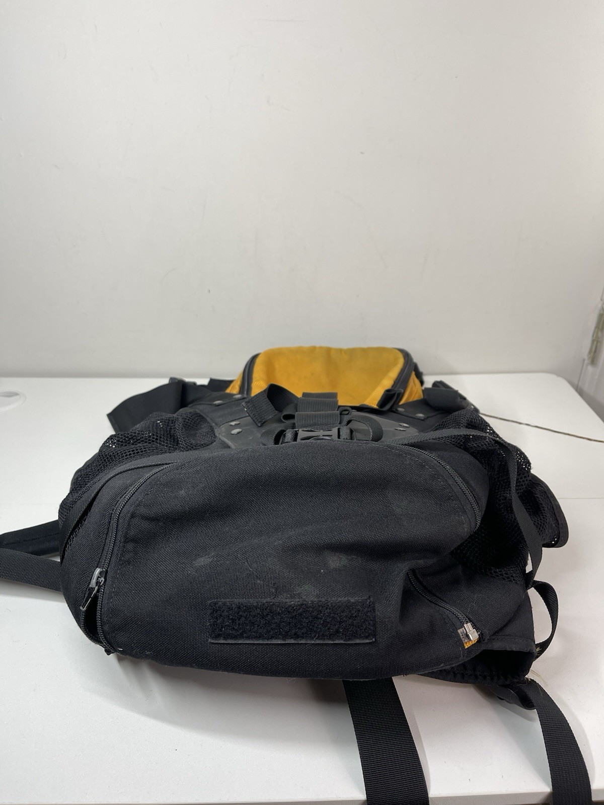 Rare Vintage Black Yellow Oakley Software Backpack Gorpcore Military