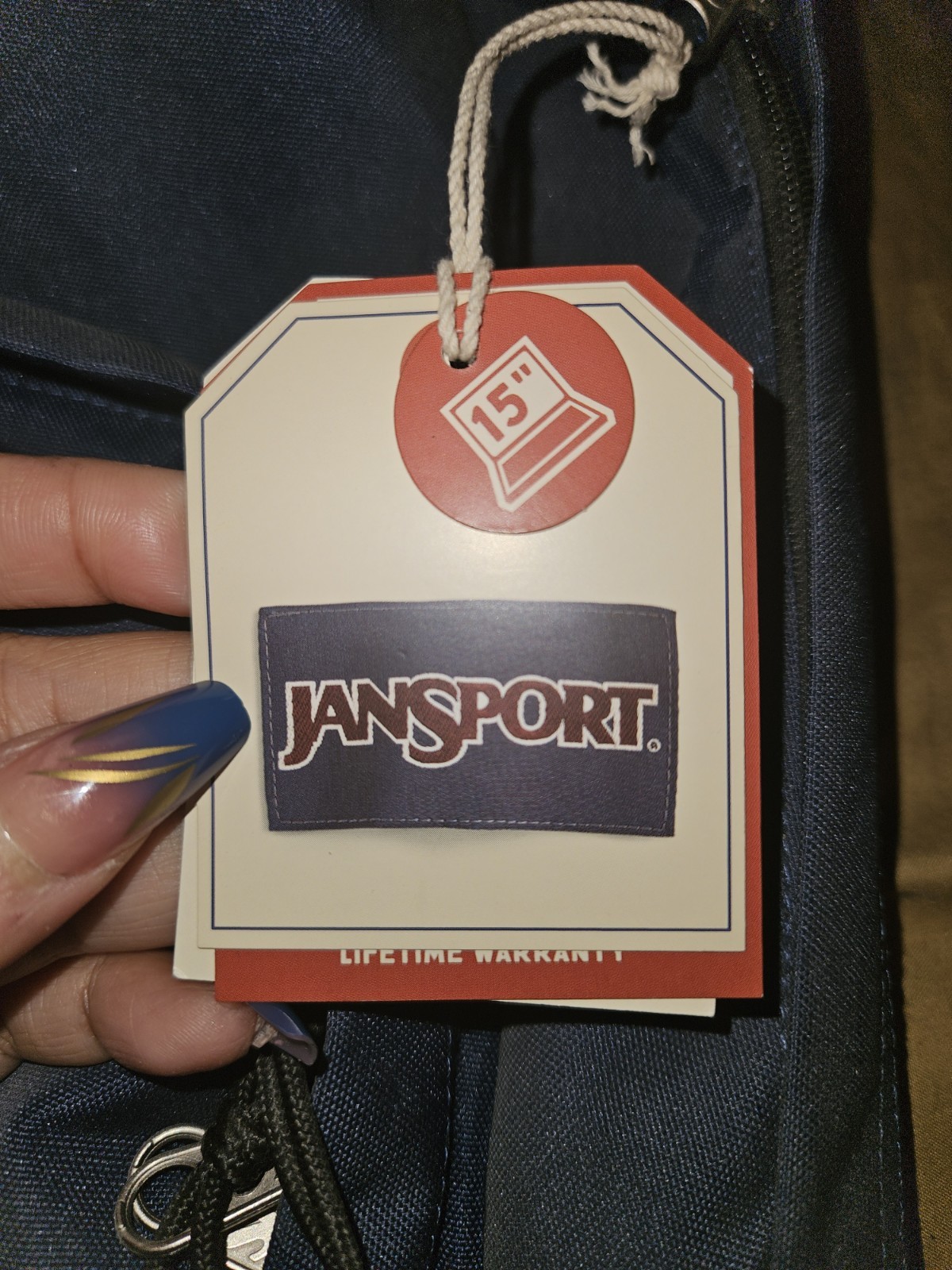 jansport backpack navy blue Grey