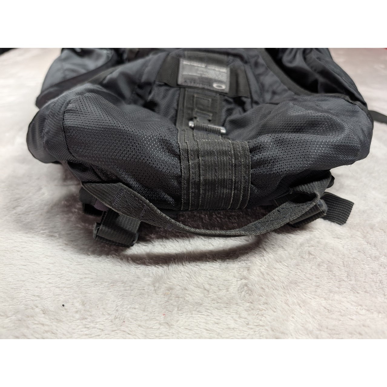 Oakley Tactical Field Gear AP Black Backpack w/ Waterproof Bag *Missing Buckle