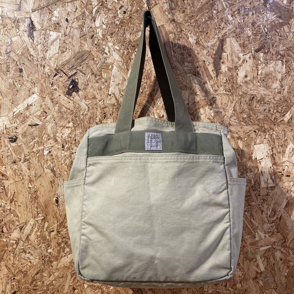 Filson Rugged Open Top Tote Tan OLD TAG Discontinued Style:70111 Vintage Rare