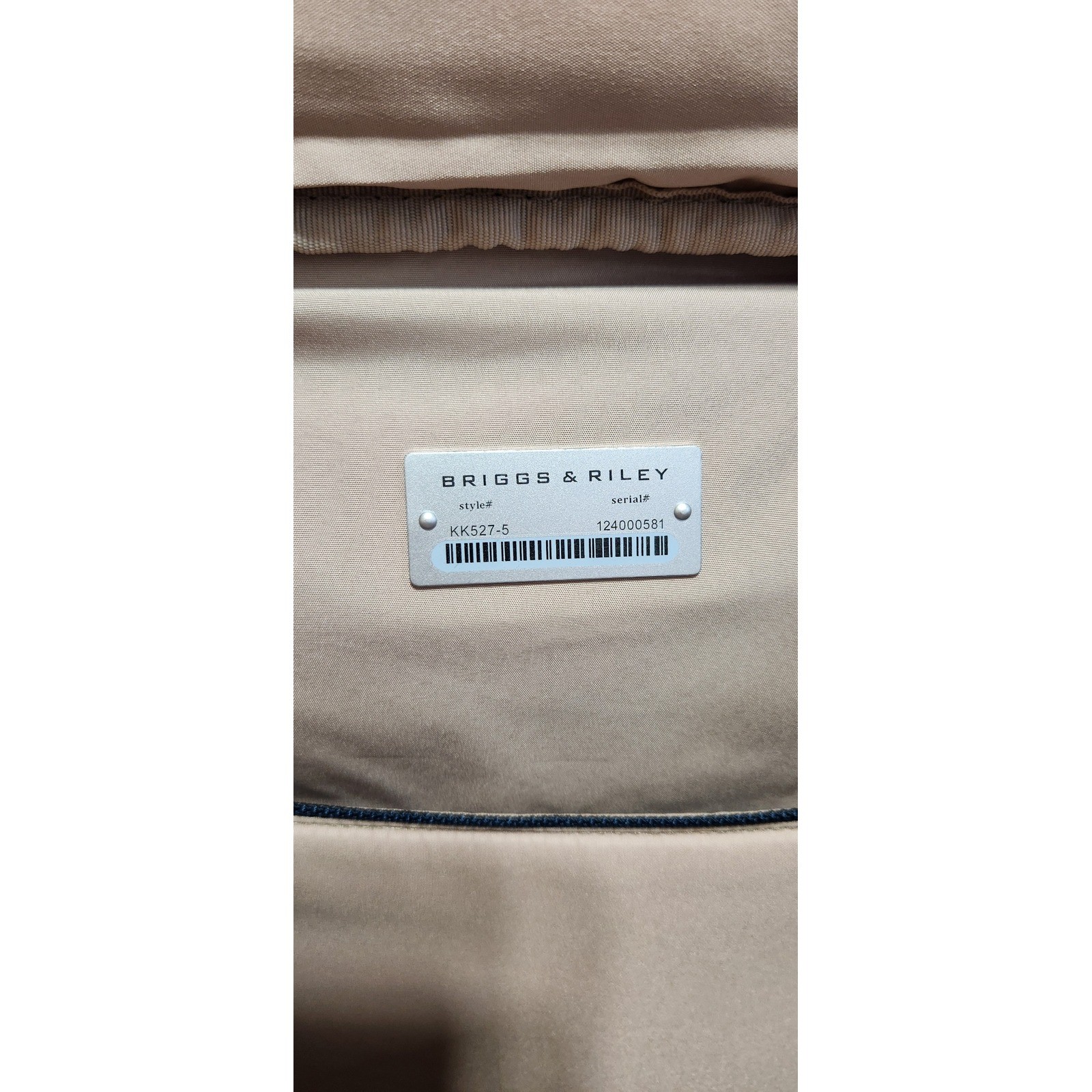 Briggs & Riley WideMouth Cargo Backpack Navy Blue Laptop Bag KK527-5