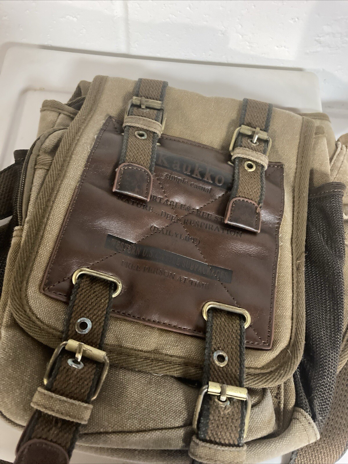 Kaukko Simple Casual Message Bag Western U.s. Cattle Subpackages READ Desc